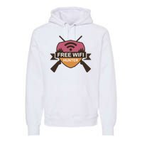 Free Wifi Hunter Premium Hoodie