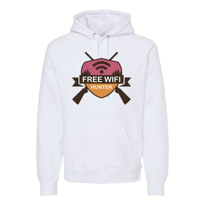 Free Wifi Hunter Premium Hoodie