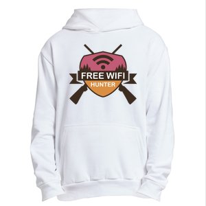 Free Wifi Hunter Urban Pullover Hoodie