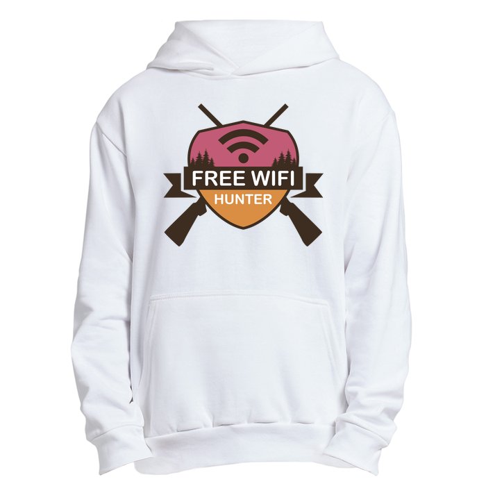 Free Wifi Hunter Urban Pullover Hoodie