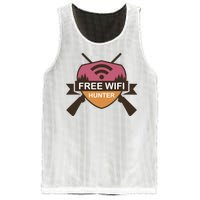 Free Wifi Hunter Mesh Reversible Basketball Jersey Tank