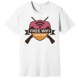 Free Wifi Hunter Premium T-Shirt