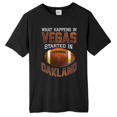 Funny What Happens American Football Fans Tall Fusion ChromaSoft Performance T-Shirt