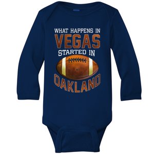 Funny What Happens American Football Fans Baby Long Sleeve Bodysuit