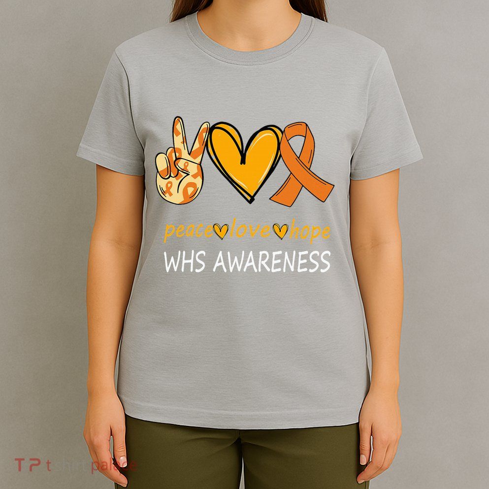 Funny Wolf Hirschhorn Syndrome Awareness Day T-Shirt