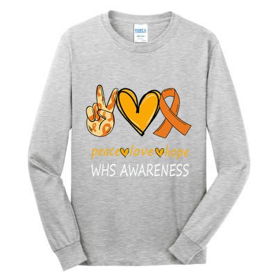 Funny Wolf Hirschhorn Syndrome Awareness Day Tall Long Sleeve T-Shirt