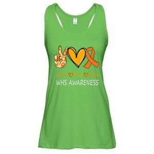 Funny Wolf Hirschhorn Syndrome Awareness Day Ladies Essential Flowy Tank