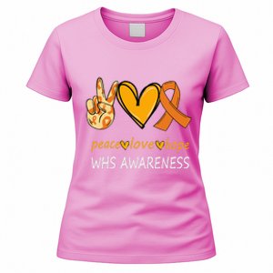 Funny Wolf Hirschhorn Syndrome Awareness Day Women's T-Shirt