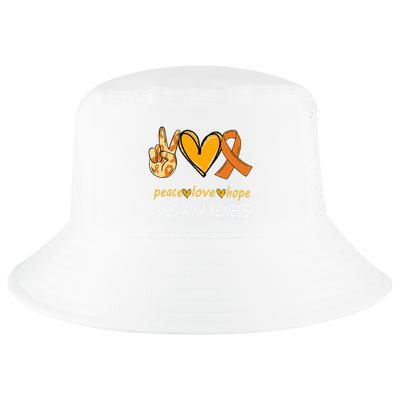 Funny Wolf Hirschhorn Syndrome Awareness Day Cool Comfort Performance Bucket Hat
