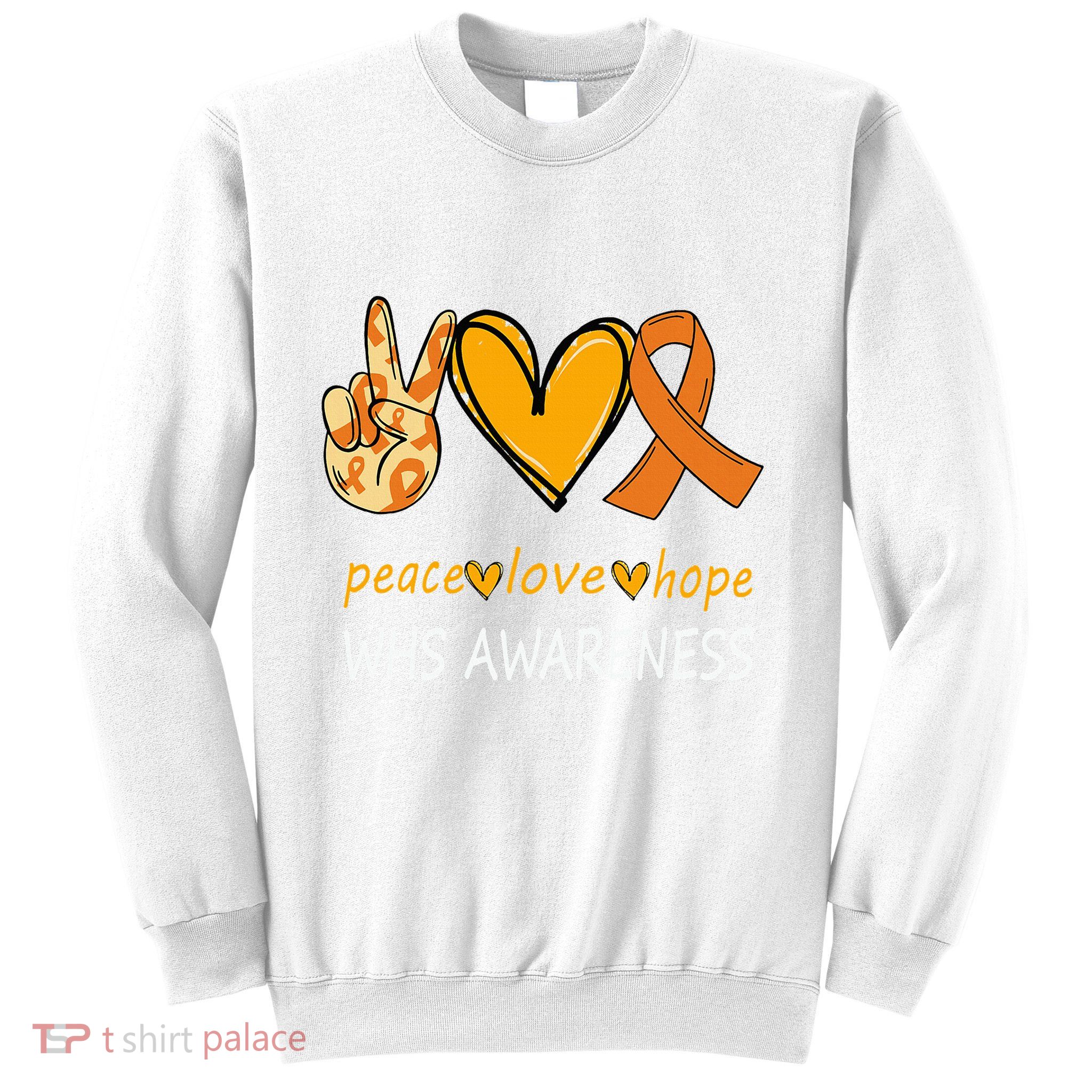 Funny Wolf Hirschhorn Syndrome Awareness Day Sweatshirt