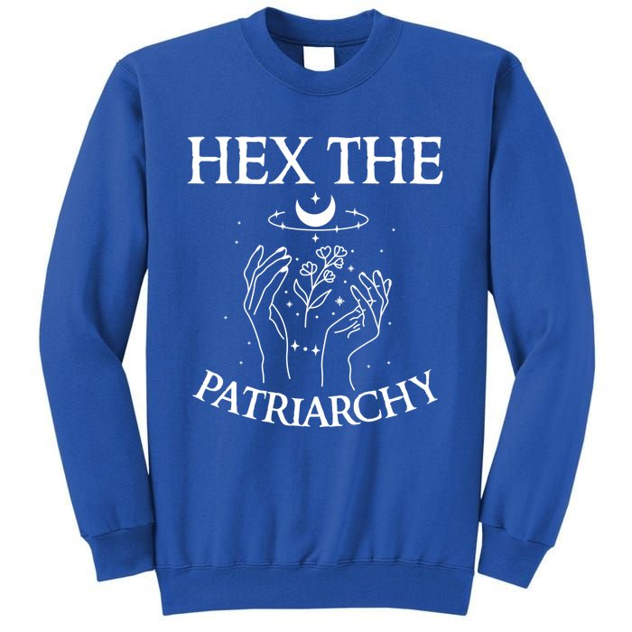 Feminist Witch Hex The Patriarchy Witchcraft Wiccan Gift Tall Sweatshirt