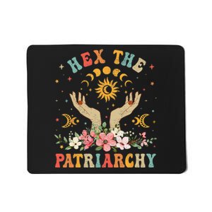 Feminist Witch Hex The Patriarchy Halloween Witch Vibes Mousepad