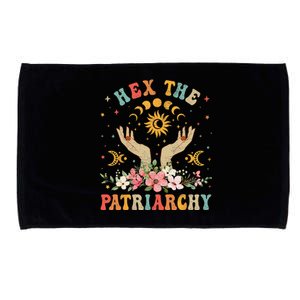 Feminist Witch Hex The Patriarchy Halloween Witch Vibes Microfiber Hand Towel