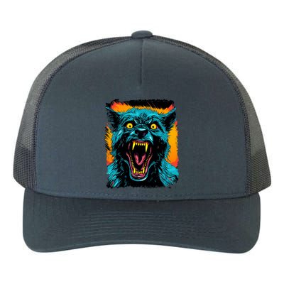 Frightnightfits Werewolf Halloween Yupoong Adult 5-Panel Trucker Hat