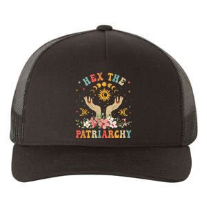 Feminist Witch Hex The Patriarchy Halloween Yupoong Adult 5-Panel Trucker Hat