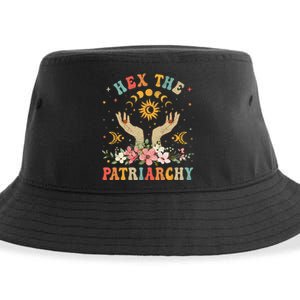 Feminist Witch Hex The Patriarchy Halloween Sustainable Bucket Hat