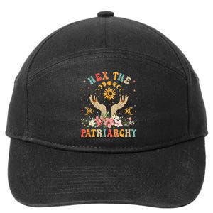 Feminist Witch Hex The Patriarchy Halloween 7-Panel Snapback Hat