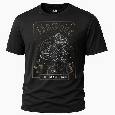 Frog Wizard Hat Moon Dark Academia Aesthetic Cottagecore Performance Shirt