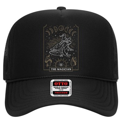 Frog Wizard Hat Moon Dark Academia Aesthetic Cottagecore Trucker Hat