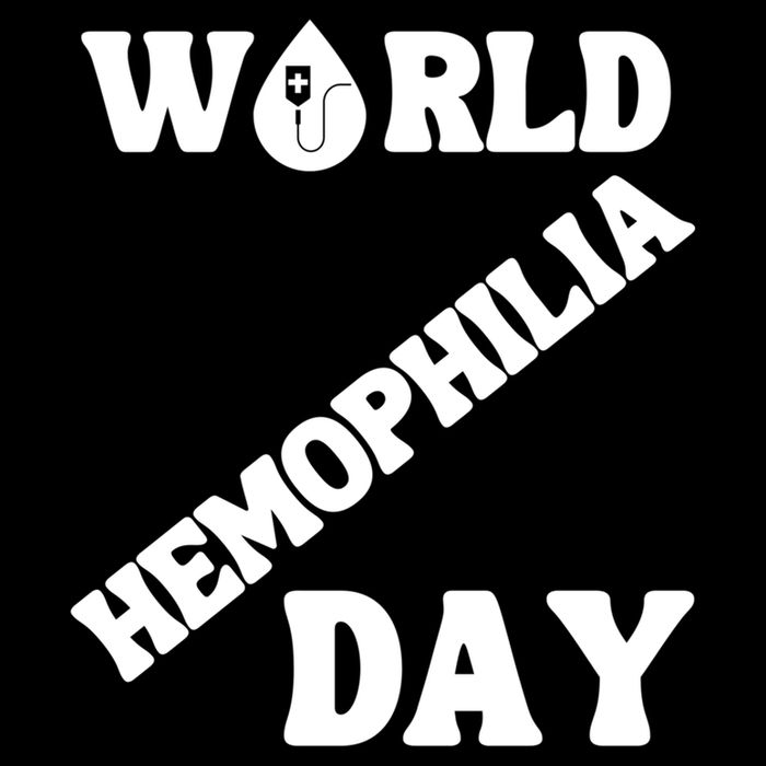 Funny World Hemophilia Day Great Gift Women's Crop Top Tee