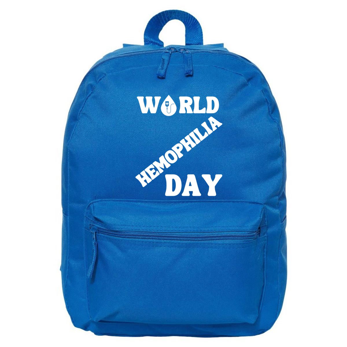 Funny World Hemophilia Day Great Gift 16 in Basic Backpack