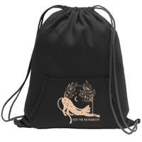 Feminist Witch Hex The Patriarchy Sweatshirt Cinch Pack Bag