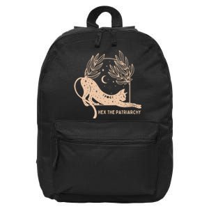 Feminist Witch Hex The Patriarchy 16 in Basic Backpack