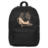 Feminist Witch Hex The Patriarchy 16 in Basic Backpack