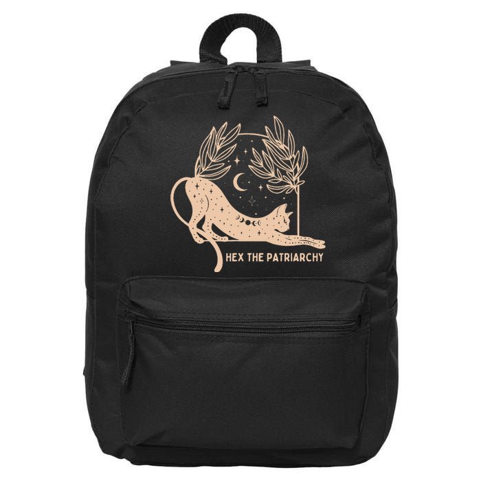 Feminist Witch Hex The Patriarchy 16 in Basic Backpack