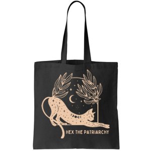 Feminist Witch Hex The Patriarchy Tote Bag