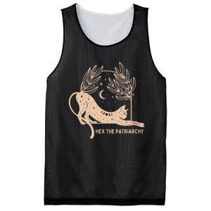 Feminist Witch Hex The Patriarchy Mesh Reversible Basketball Jersey Tank