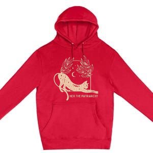 Feminist Witch Hex The Patriarchy Premium Pullover Hoodie