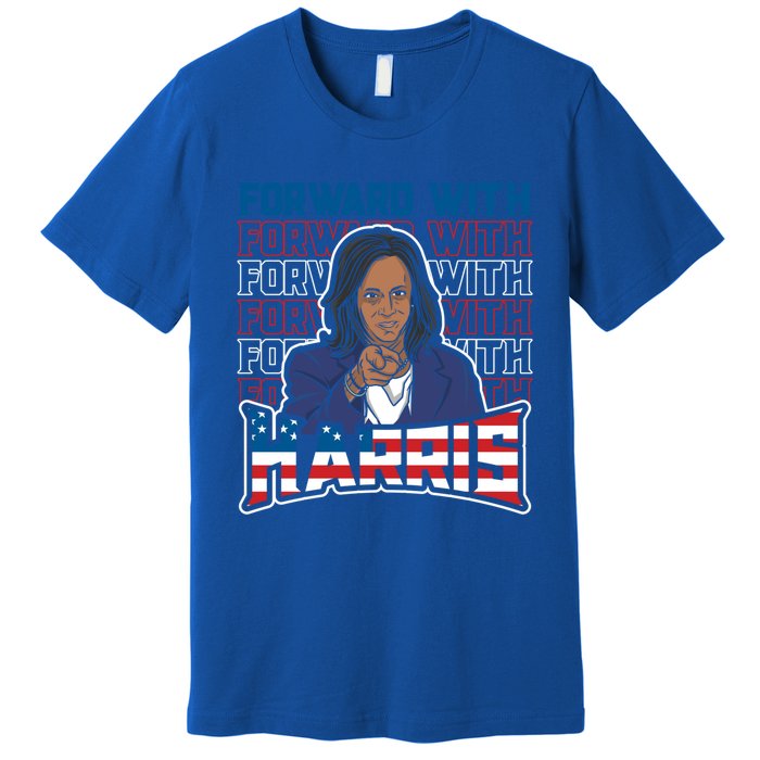 Forward With Harris Gift Premium T-Shirt