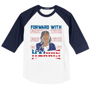 Forward With Harris Gift Baseball Sleeve Shirt