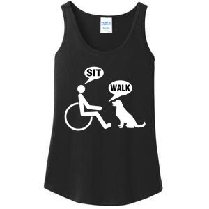 Funny Wheelchair Humor Joke For A Disability In A Wheelchair Ladies Essential Tank