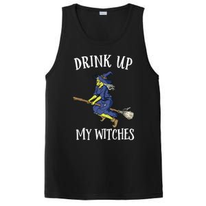 Funny Witch Halloween Design Up My Witches Ing Gift PosiCharge Competitor Tank