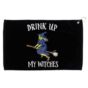 Funny Witch Halloween Design Up My Witches Ing Gift Grommeted Golf Towel