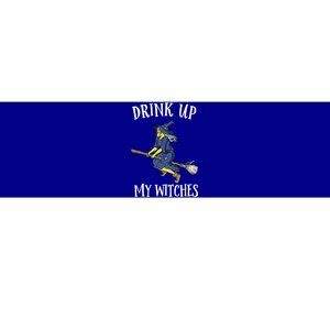 Funny Witch Halloween Design Up My Witches Ing Gift Bumper Sticker