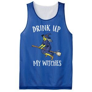 Funny Witch Halloween Design Up My Witches Ing Gift Mesh Reversible Basketball Jersey Tank