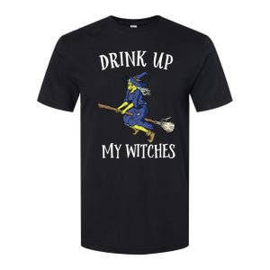 Funny Witch Halloween Design Up My Witches Ing Gift Softstyle CVC T-Shirt