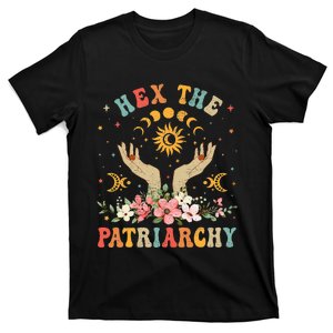 Feminist Witch Hex The Patriarchy Halloween Witch Vibes T-Shirt