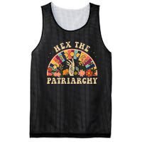 Feminist Witch Hex The Patriarchy Halloween Witch Vibes Mesh Reversible Basketball Jersey Tank