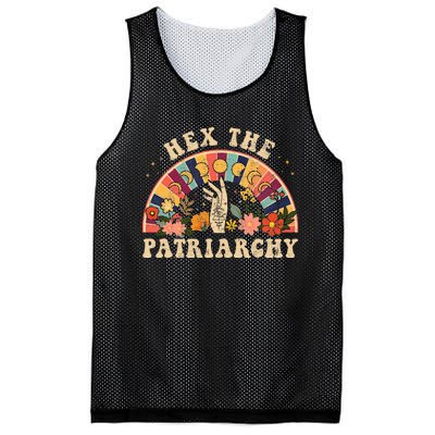 Feminist Witch Hex The Patriarchy Halloween Witch Vibes Mesh Reversible Basketball Jersey Tank