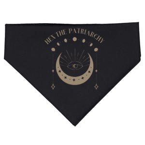 Feminist Witch Hex The Patriarchy USA-Made Doggie Bandana