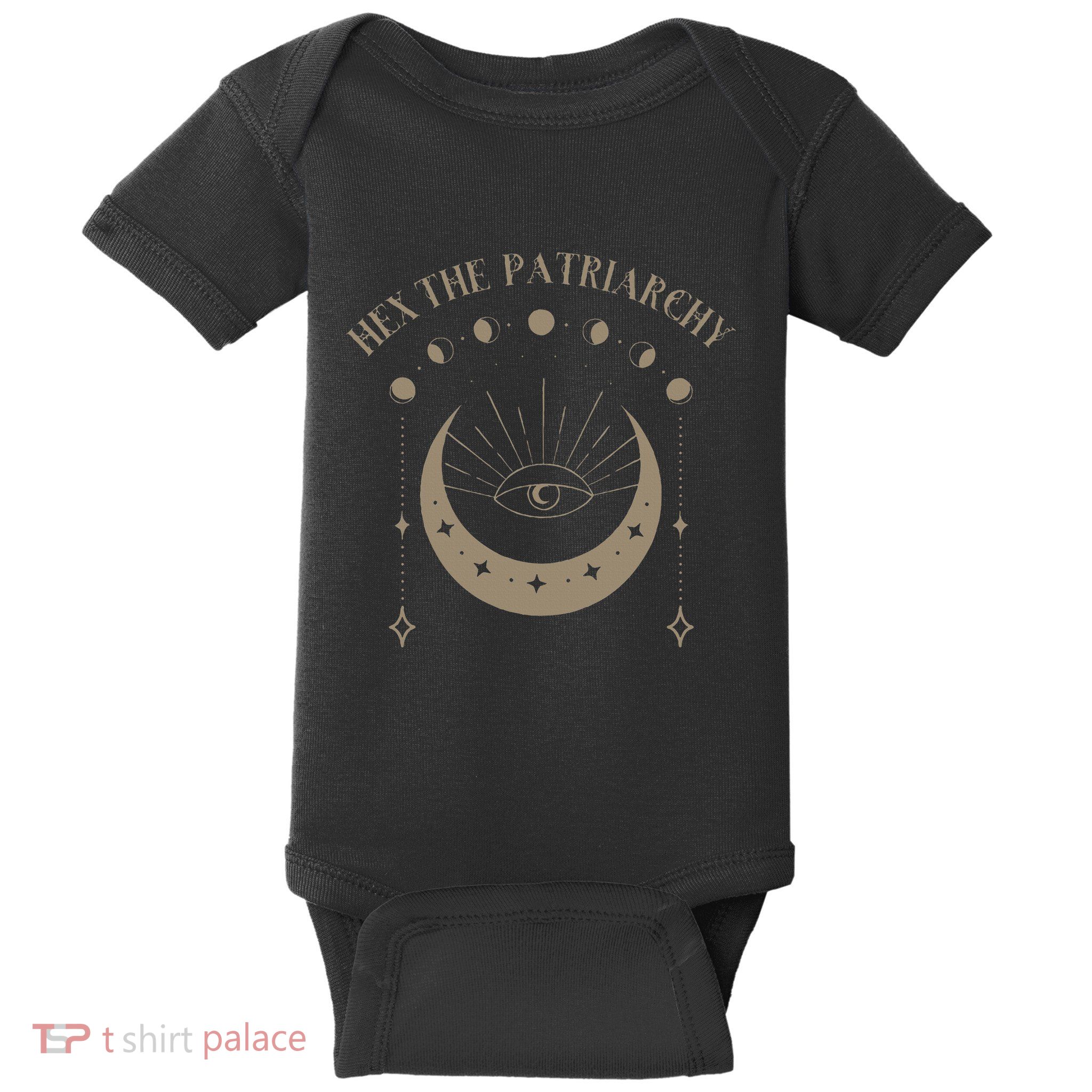 Feminist Witch Hex The Patriarchy Baby Bodysuit