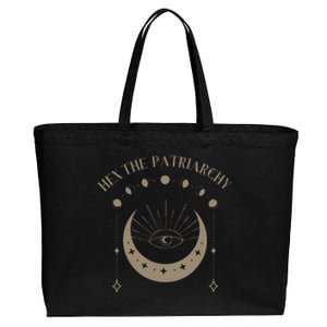 Feminist Witch Hex The Patriarchy Cotton Canvas Jumbo Tote