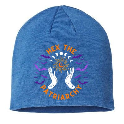 Feminist Witch Hex The Patriarchy Halloween Witch Vibes Great Gift Sustainable Beanie