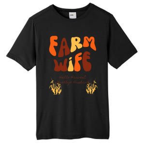 Farm Wife Hello Harvest Goodbye Husband  Tall Fusion ChromaSoft Performance T-Shirt