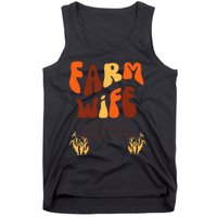 Farm Wife Hello Harvest Goodbye Husband  Tank Top