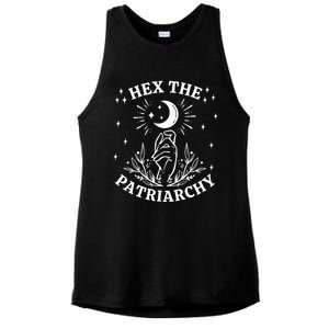 Feminist Witch Hex The Patriarchy Cool Gift Ladies PosiCharge Tri-Blend Wicking Tank